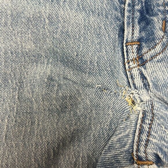 Madewell nc331 The perfect vintage straight Jean in Hoye Wash Repaired size 30 - Picture 8 of 10